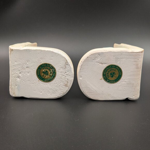 Vintage Chalkware Dutch Boy & Girl Bookend - Terratex Made in Ireland - Picture 6 of 8